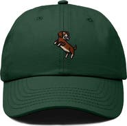 Dalix Dachshund Embroidered Dad Cap