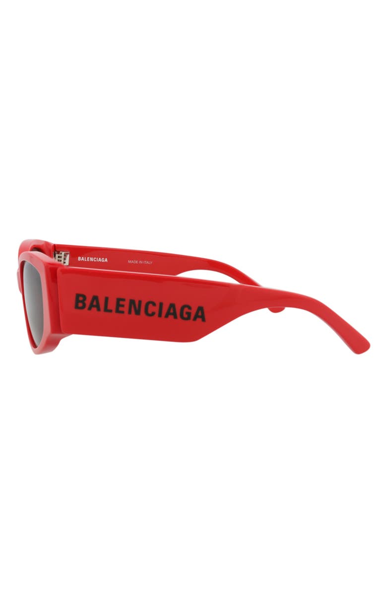 Balenciaga 58mm Cat Eye Sunglasses, Alternate, color, Red Red Grey