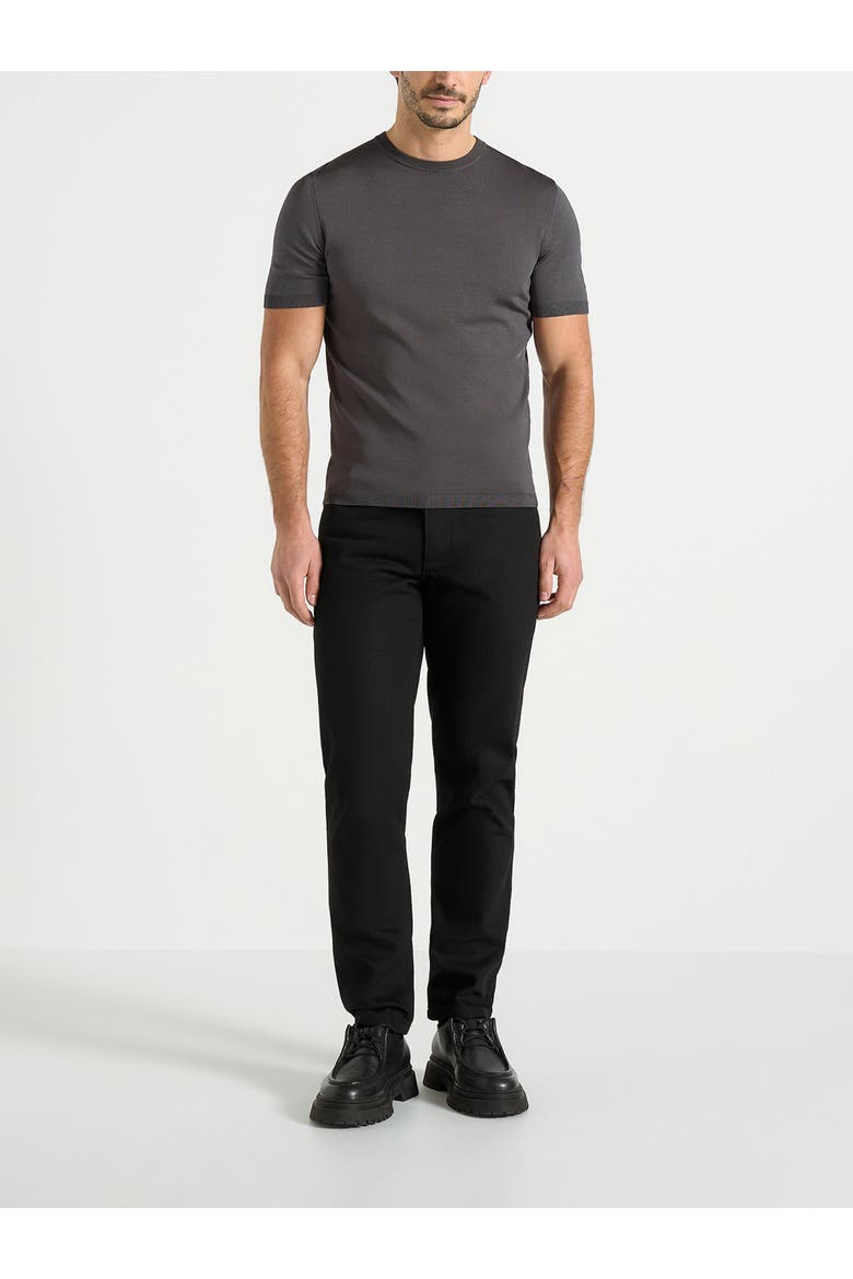 Relaxed Straight Leg Jeans, Alternate, color, Black