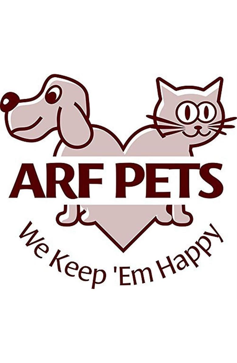 Arf Pets Microwavable Pet Heating Pad, Self Warming Mat with Cozy Cover & Cushion, Alternate, color, White