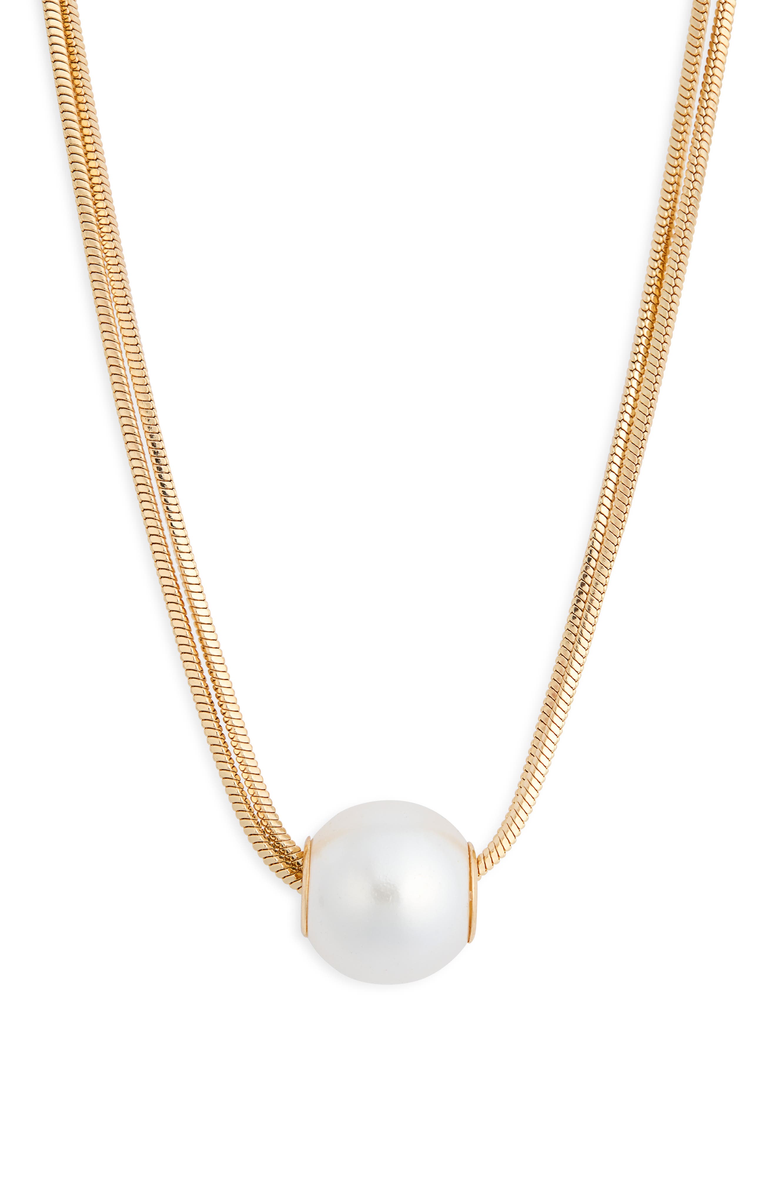 NORDSTROM RACK Two Layer Chain Necklace