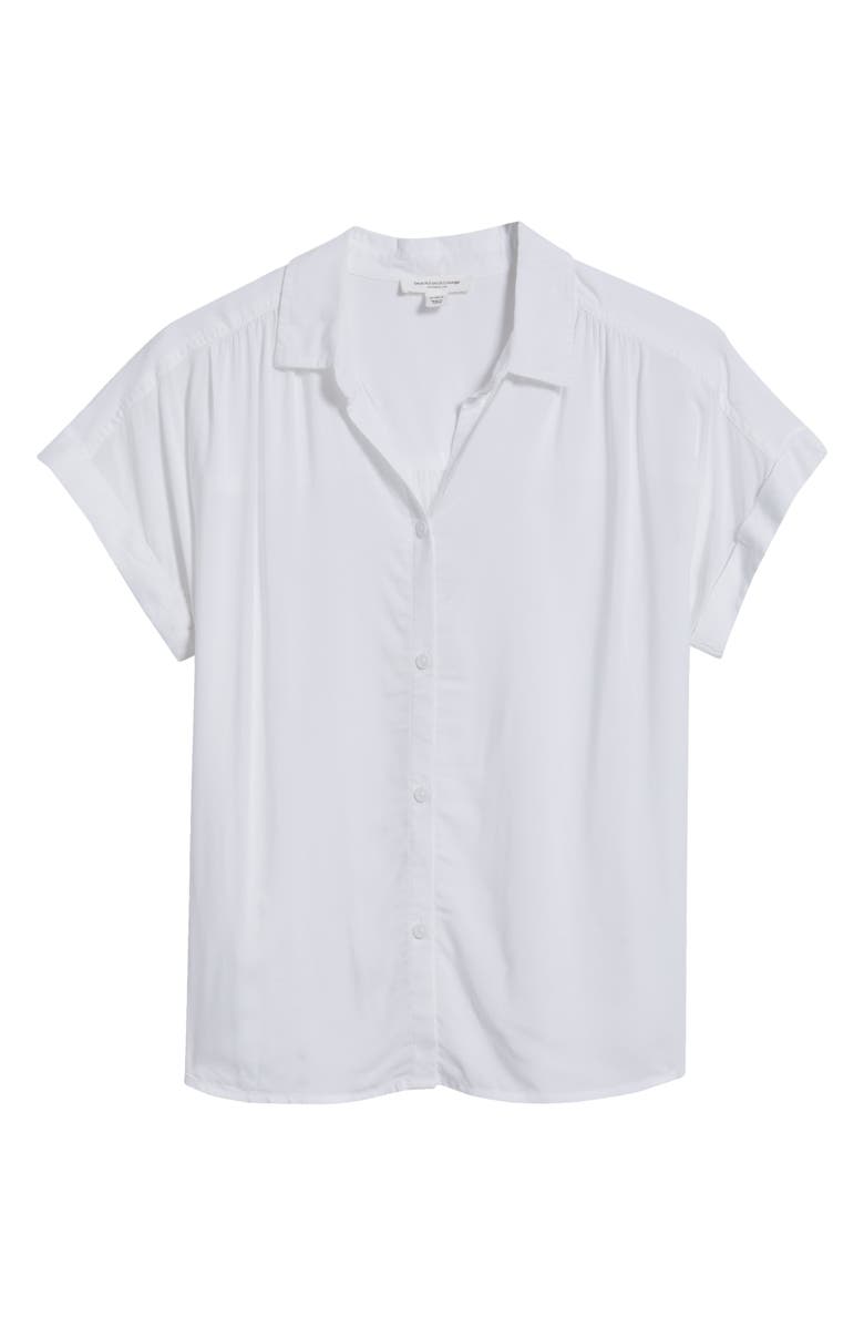 beachlunchlounge Dara Button-Up Shirt, Alternate, color, White