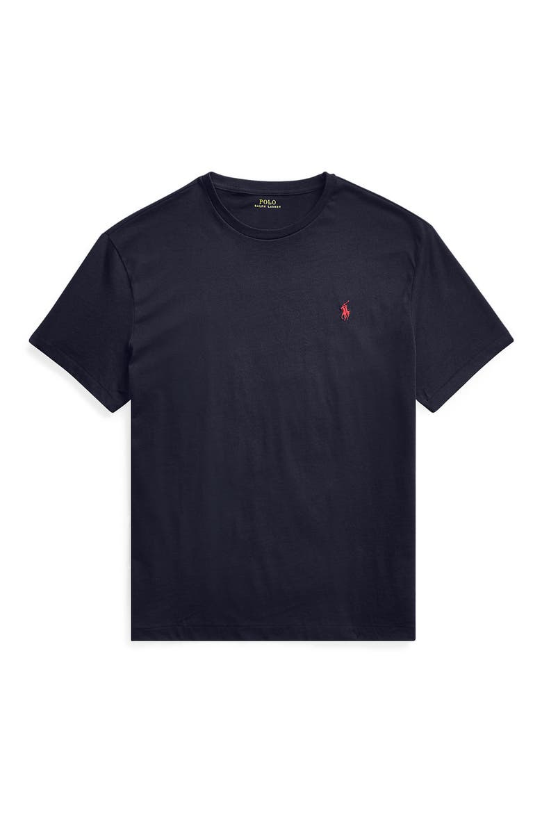 Classic Fit Jersey Crewneck T-Shirt, Alternate, color, INK