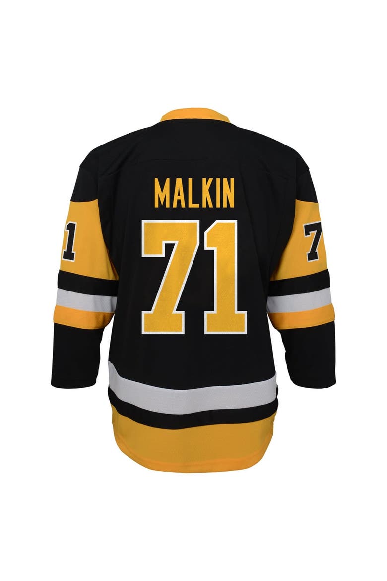 Youth Evgeni Malkin Black Pittsburgh Penguins Home Replica Player Jersey, Alternate, color, Black