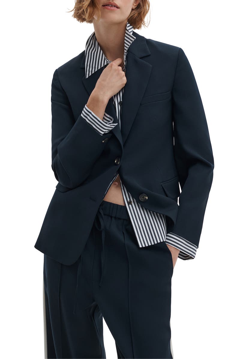 rag & bone Layered Wool Blazer, Alternate, color, Sal