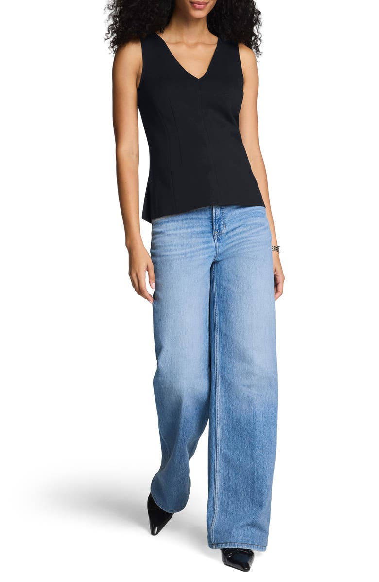 SPANX<sup>®</sup> V-Neck Sleeveless Top, Alternate, color, Classic Black