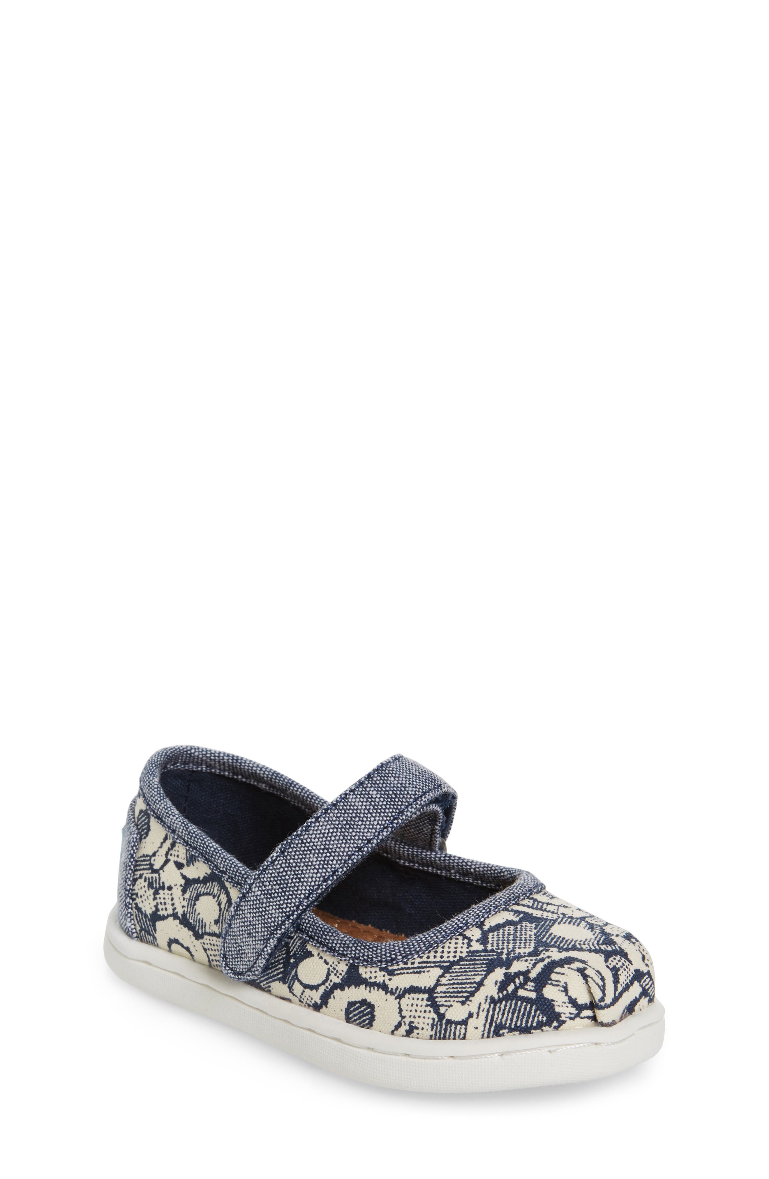 TOMS Floral Camo Mary Jane, Main, color, 