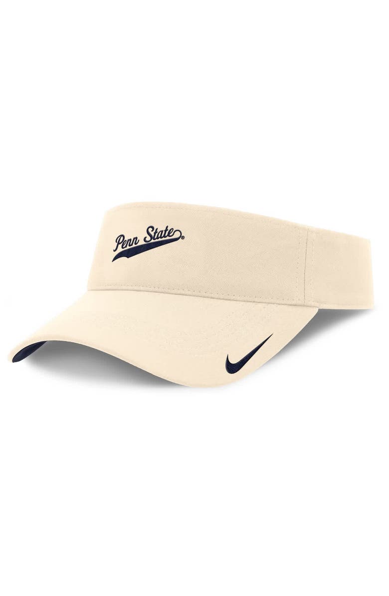 Nike Men's Nike Natural Penn State Nittany Lions Primetime Ace Adjustable Visor, Alternate, color, Natural