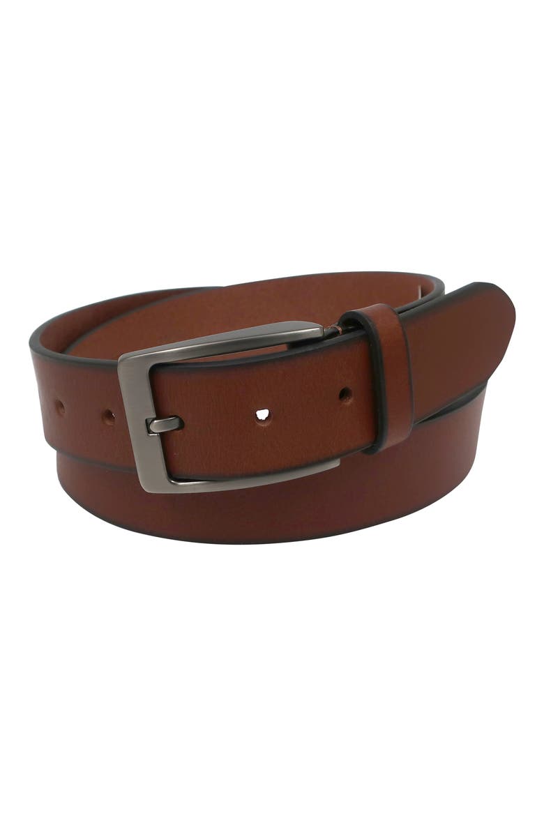 Leather Belt, Alternate, color, COGNAC