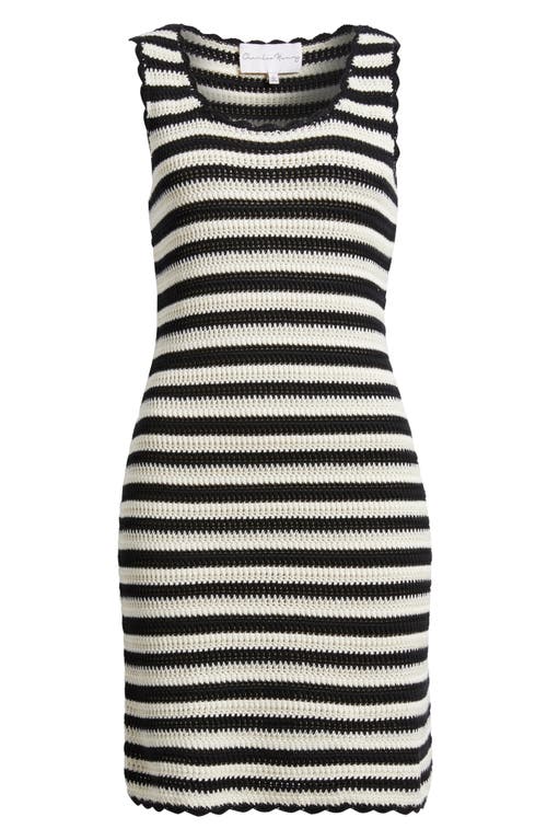 Charles Henry Knit Tank Dress In Black