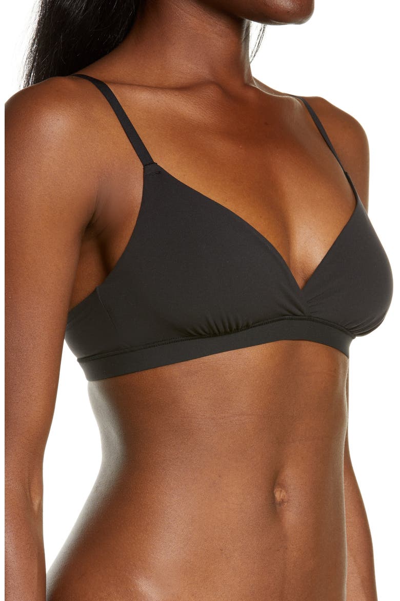Fits Everybody Crossover Bralette, Alternate, color, ONYX