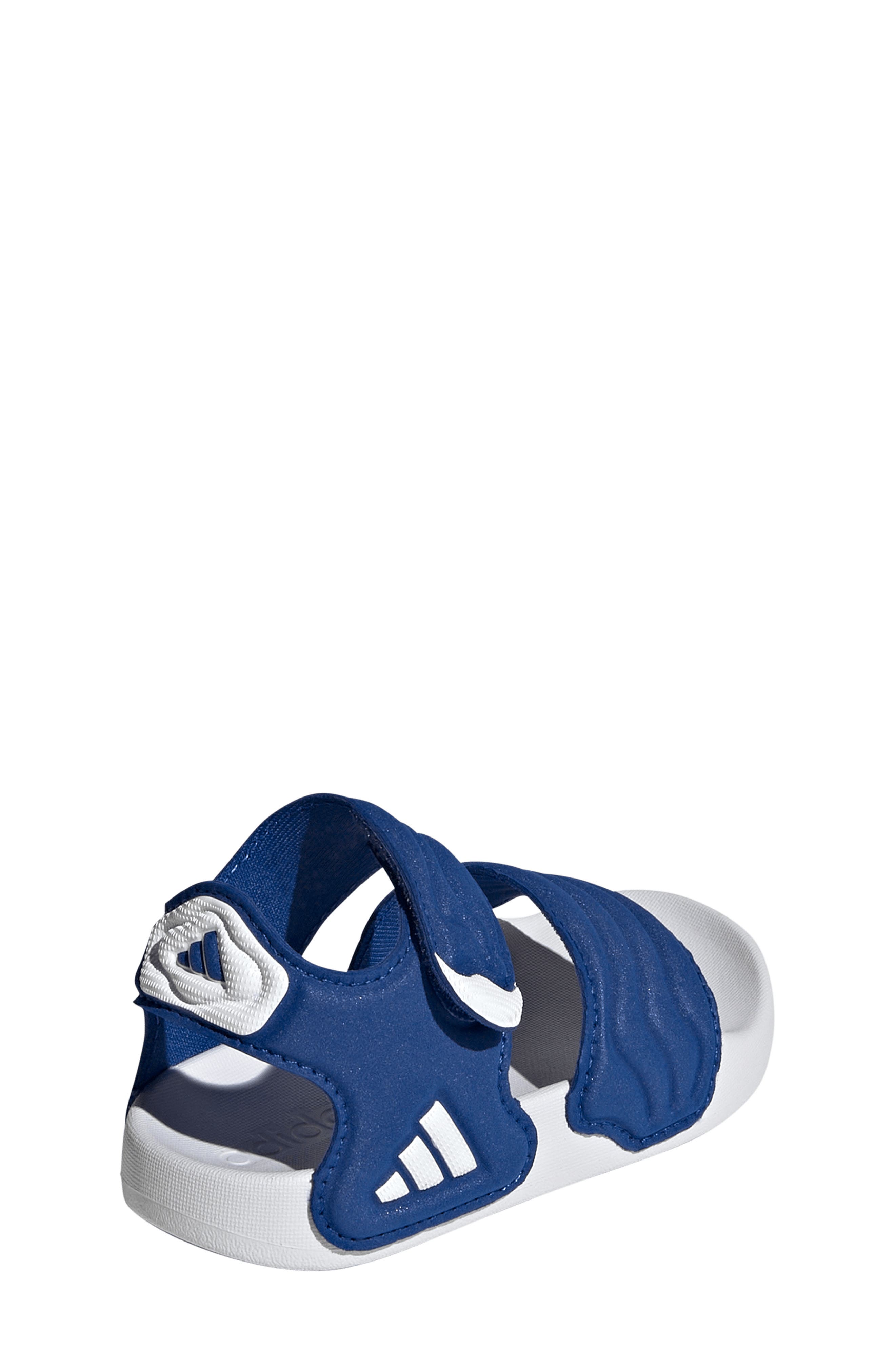 adidas Kids' Adilette Sandal, Alternate, color, Royal Blue/ Footwear White