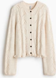 H&M Pointelle-knit Cardigan