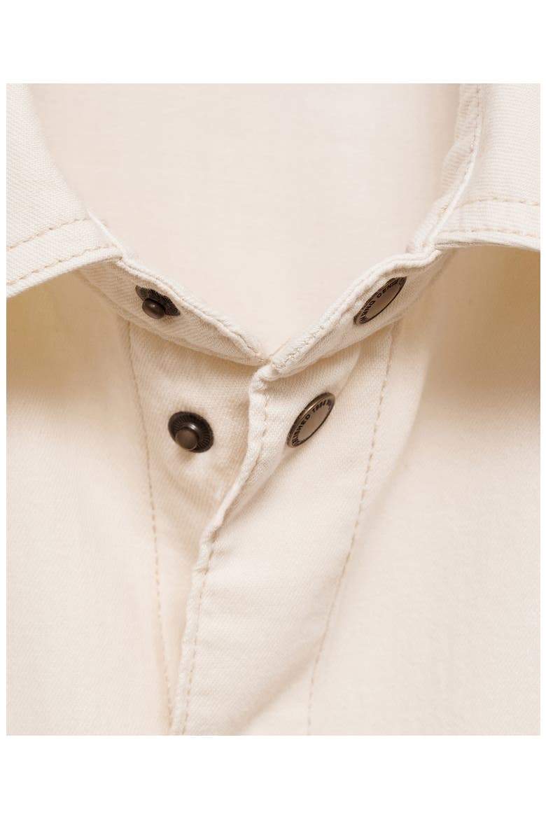 Patch Pocket Denim Overshirt, Alternate, color, ECRU
