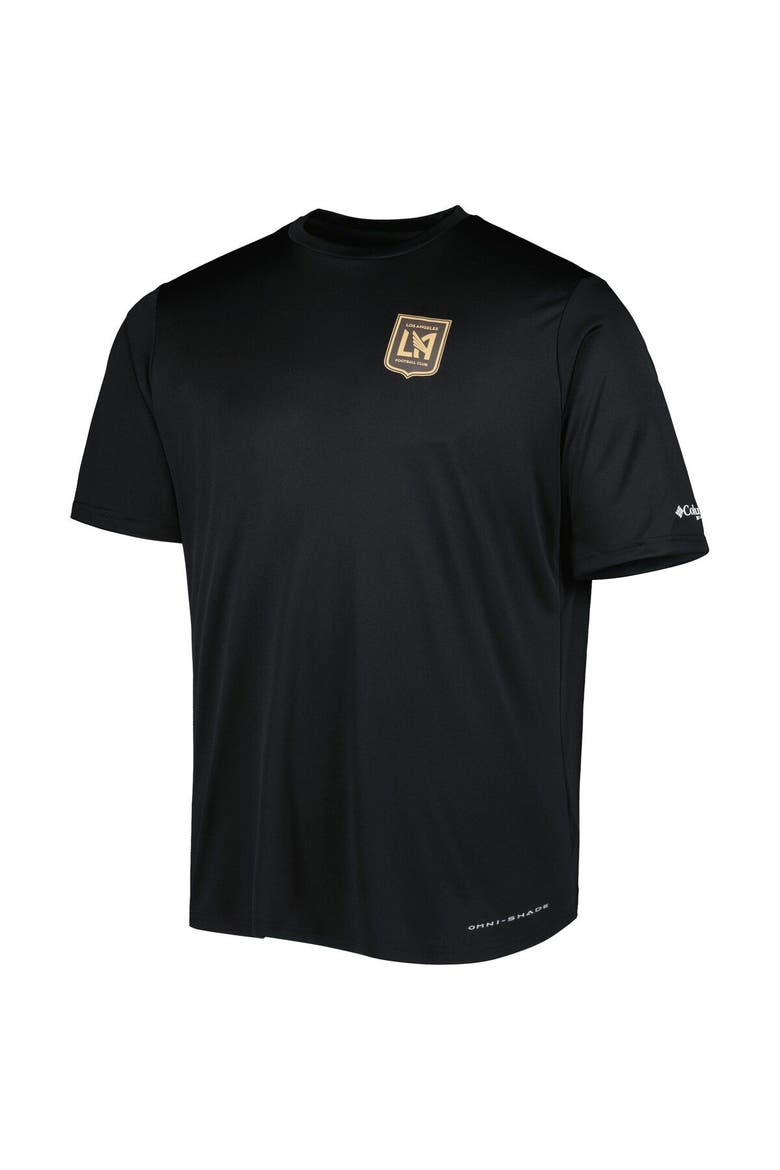 Men's Columbia Black LAFC Terminal Tackle Omni-Shade T-Shirt, Alternate, color, Black