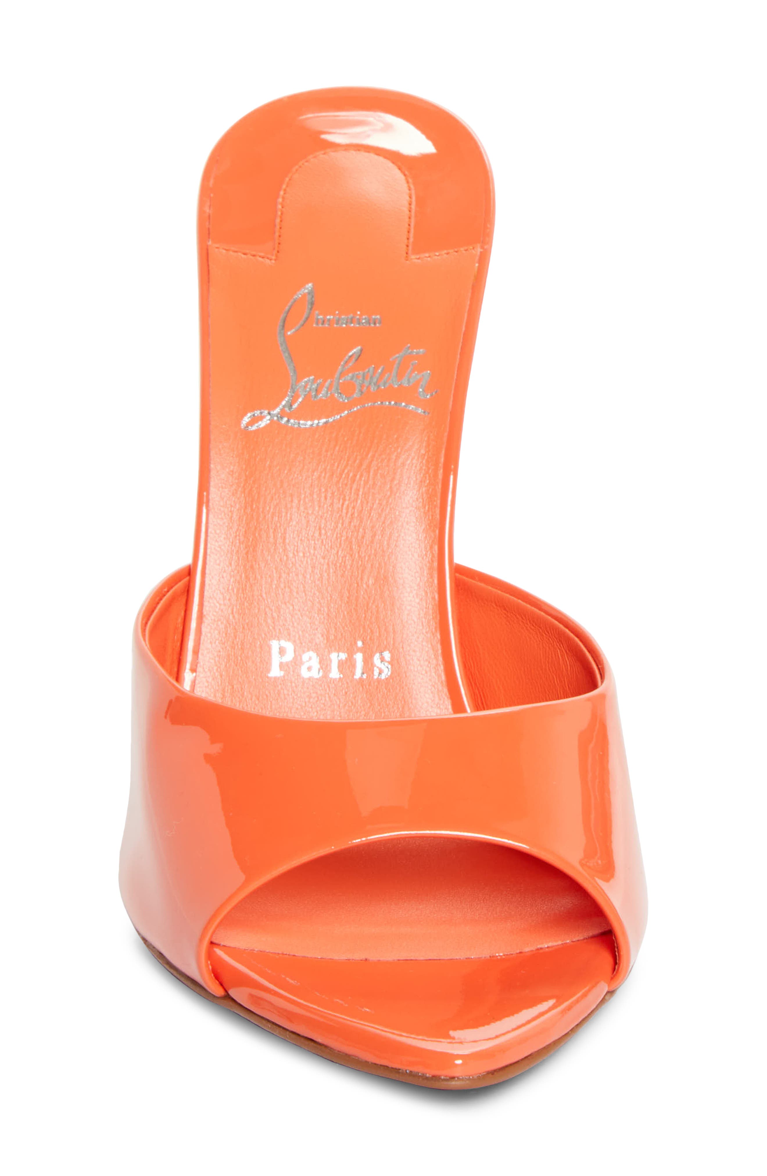 Christian Louboutin Miss Z Pointed Toe Sandal, Alternate, color, Caruzo/ Lin Caruzo