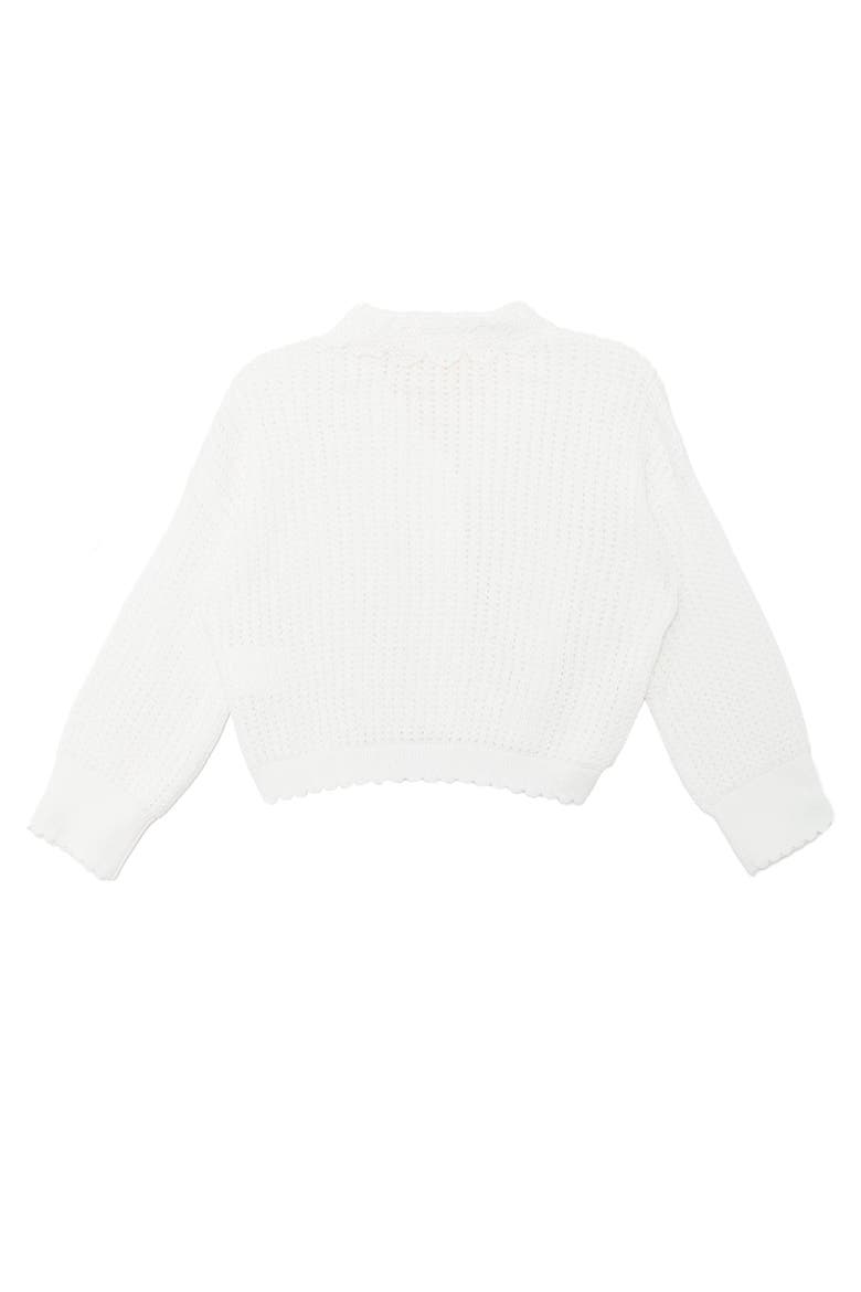 Monica Sweater Long Sleeve Sweater, Alternate, color, White