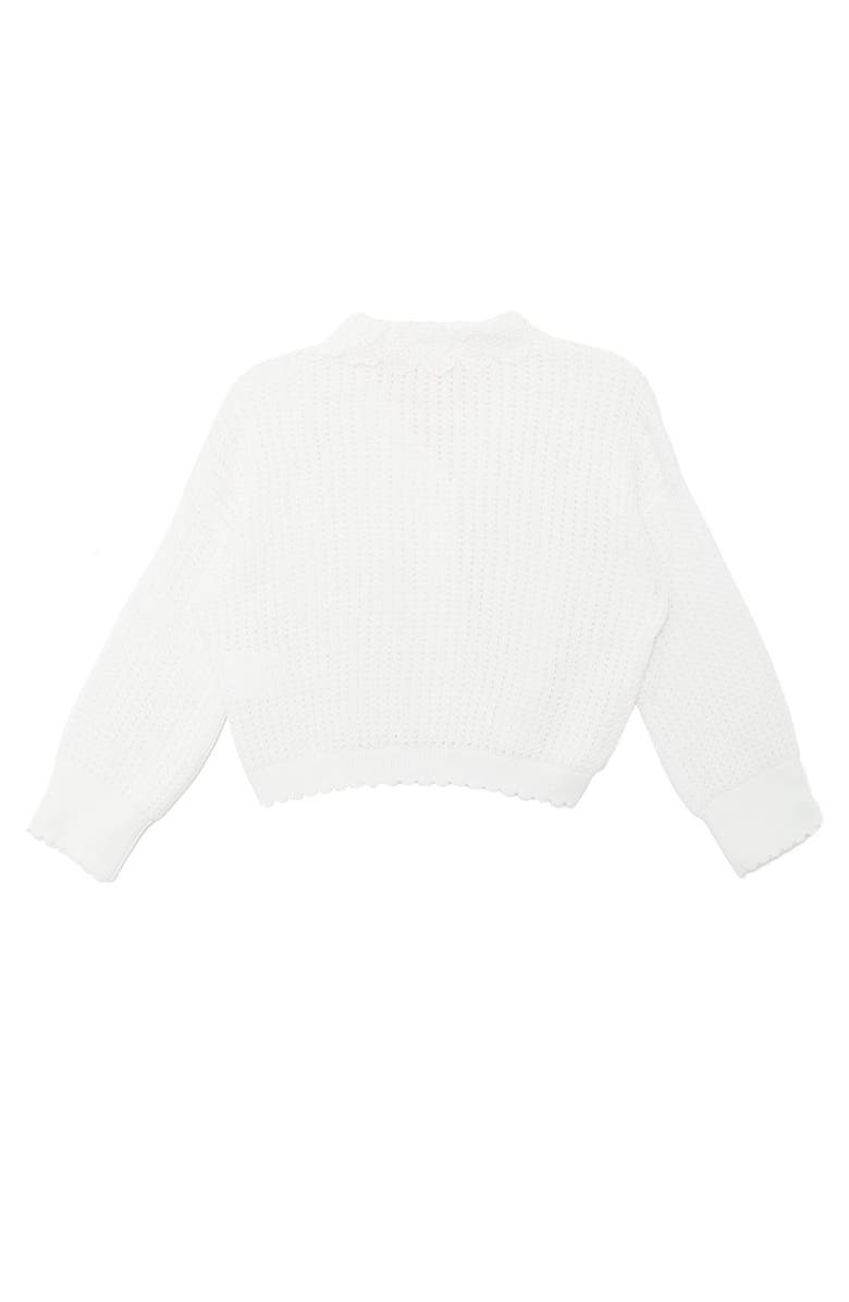 Mabel + Honey Monica Sweater Long Sleeve Sweater, Alternate, color, White