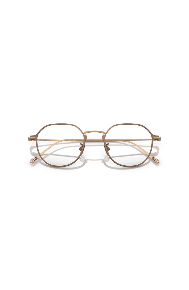 Giorgio Armani 49mm Phantos optical glasses, Alternate, color, Brown