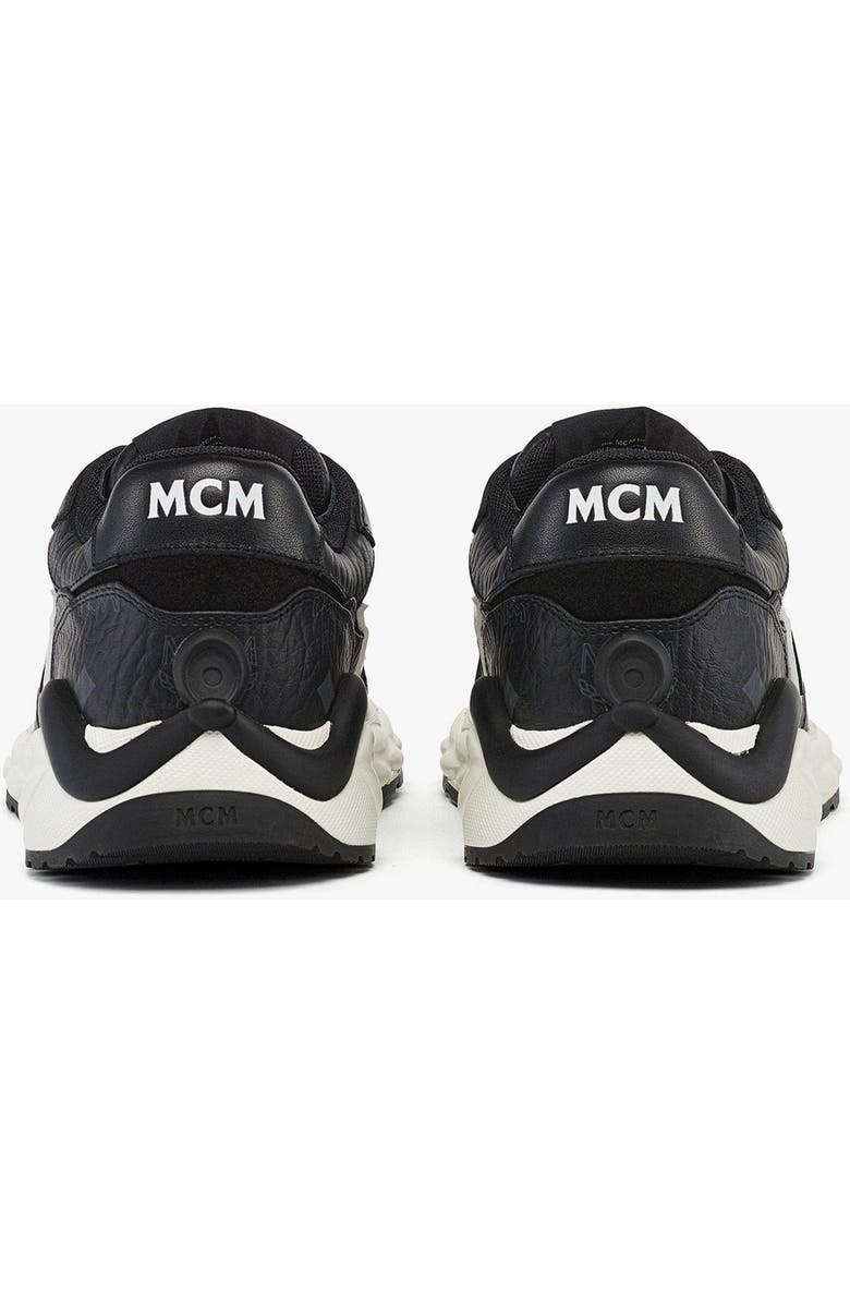 MCM Skywander Sneakers in Visetos, Alternate, color,