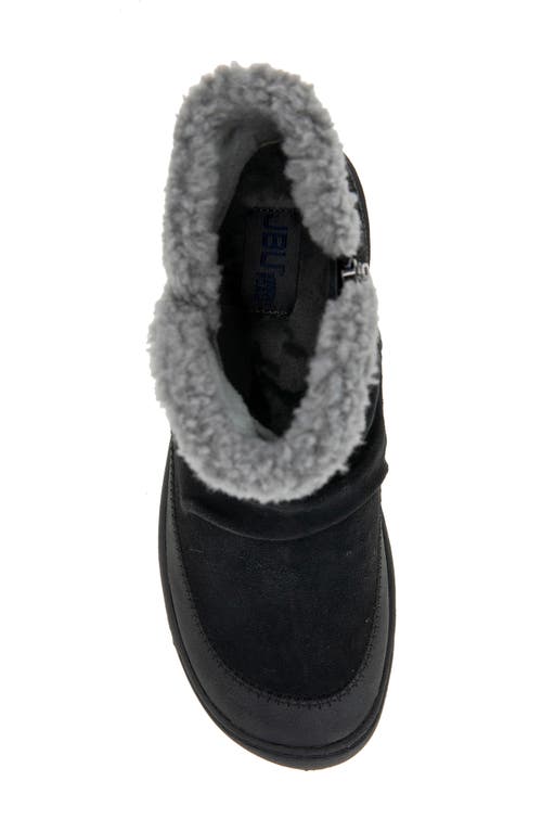 Jbu Briar Faux Fur Trim Bootie In Black