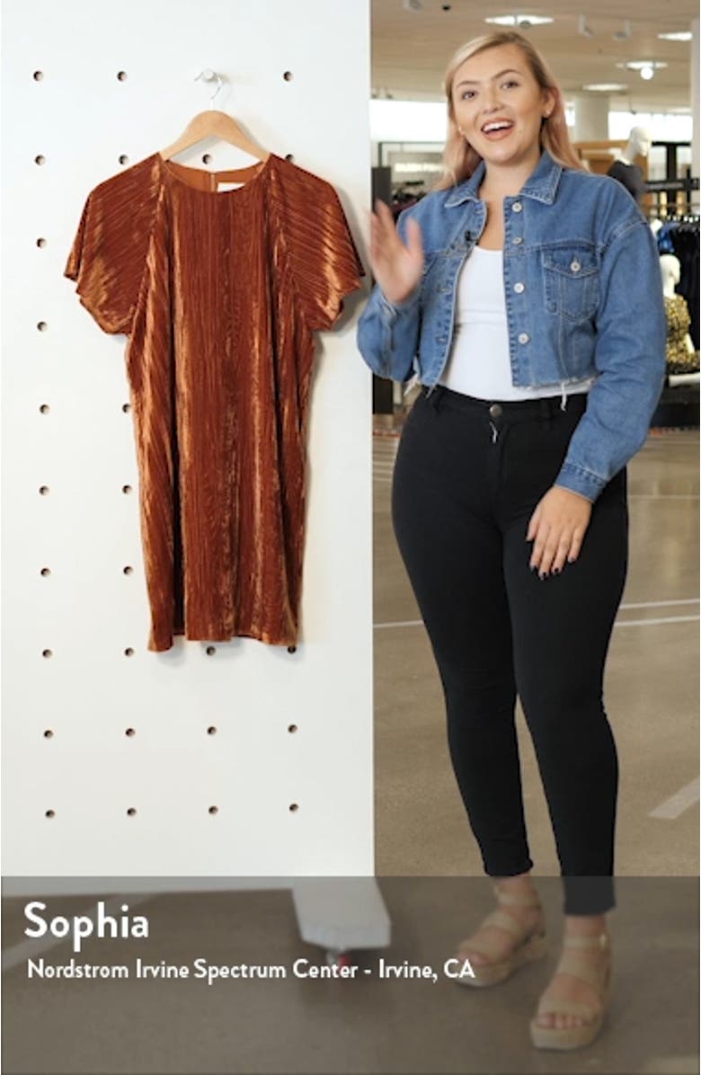 Velvet Shift Dress, sales video thumbnail