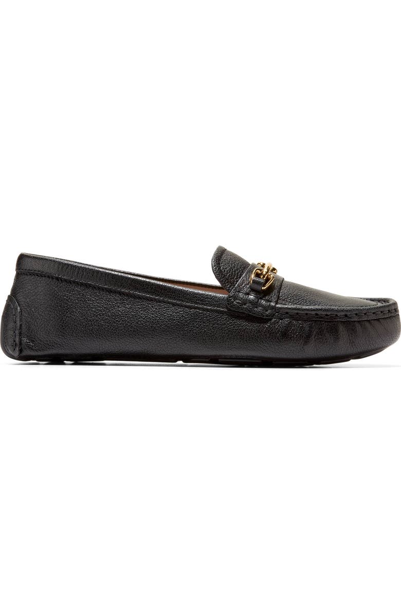 Cole Haan Emeryn Horsebit Driver Loafer, Alternate, color, Black Leather
