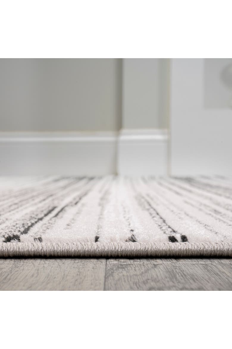 Austin Gradient Striped Area Rug, Alternate, color, Gray/Black