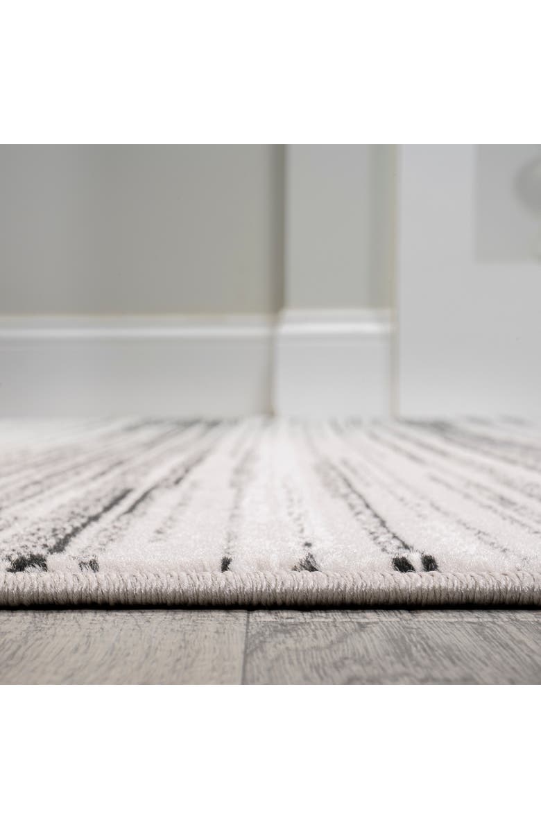 JONATHAN Y Austin Gradient Striped Area Rug, Alternate, color, Gray/Black