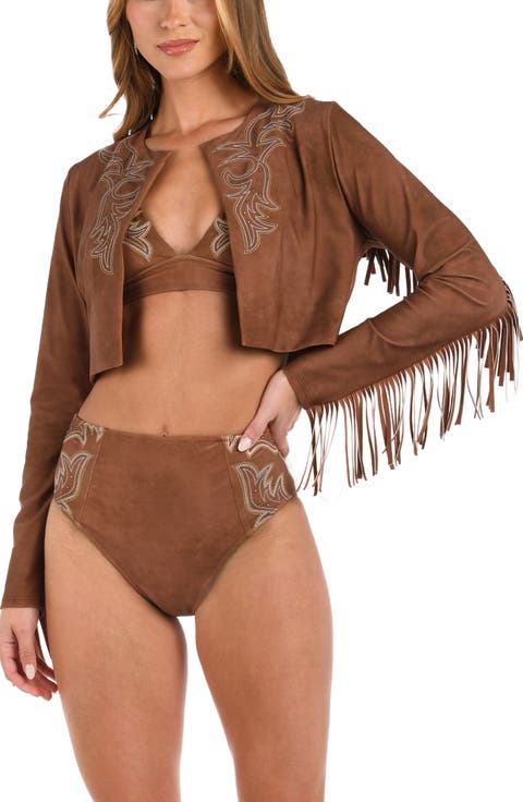 Adeline Bolero Crop Cover-Up Jacket