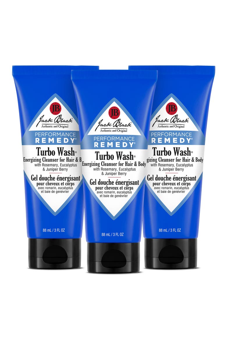 Road Warriors Turbo Wash® Energizing Cleanser for Hair & Body 3-Pack $30 Value, Main, color, NO COLOR