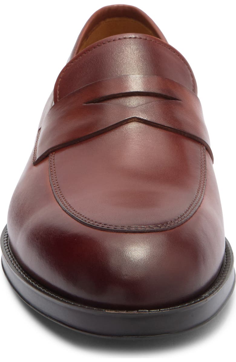 Magnanni Eddison Penny Loafer, Alternate, color, Cognac