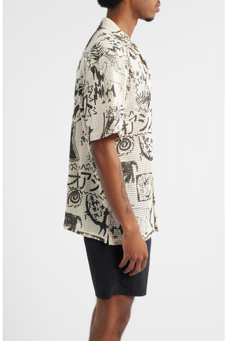 Gensou Camp Shirt, Alternate, color, ECRU