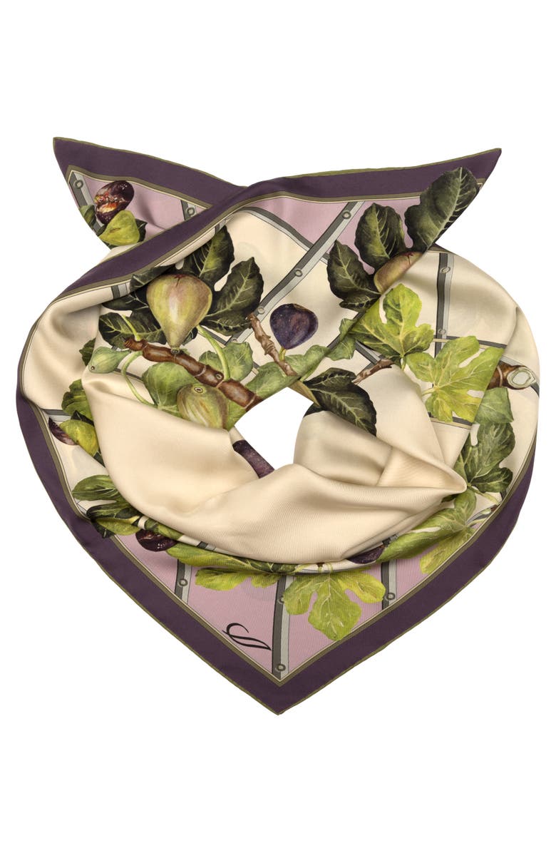 Elizabetta Tessa - Silk Foulard for Women, Alternate, color, Cream