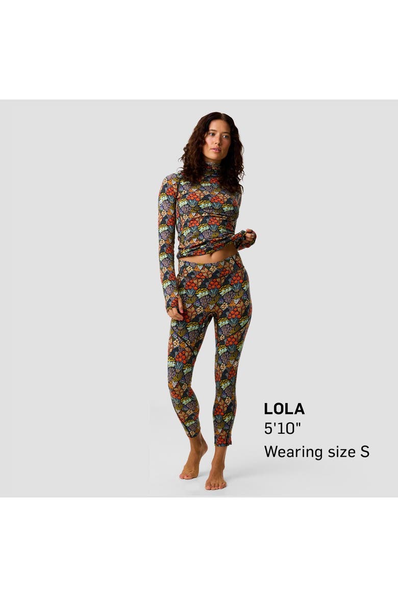 Cedars Rws Merino Lt-Wt Mid-Rise Bottom - Women's, Alternate, color, Superbloom Print