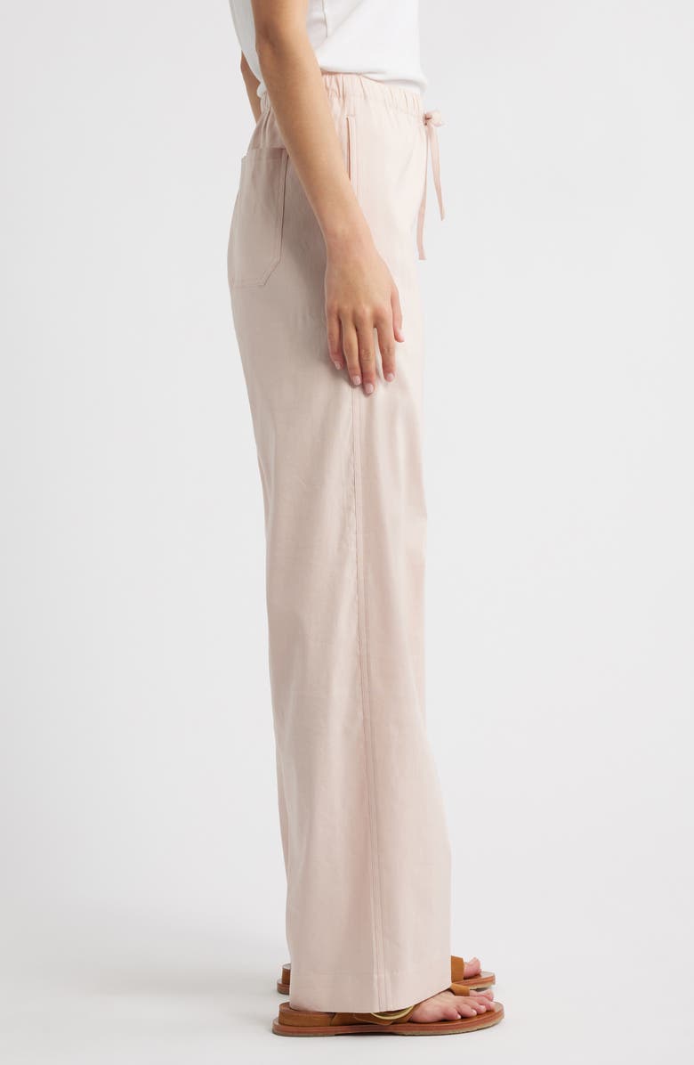 rag & bone Logan Linen Blend Wide Leg Pants, Alternate, color,
