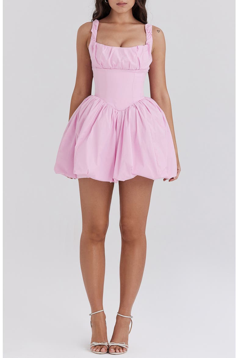 Le Puff Tulle Minidress, Main, color, PIROUETTE