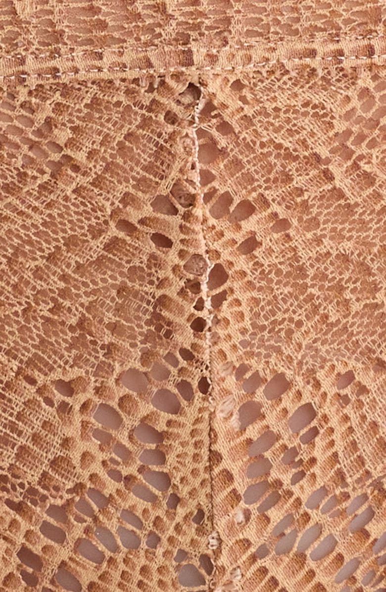 Chantelle Lingerie Day to Night Tanga, Alternate, color, Python Lace