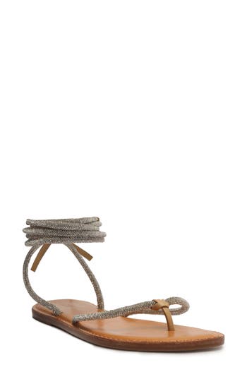 Shop Schutz Kittie Glam Ankle Wrap Sandal