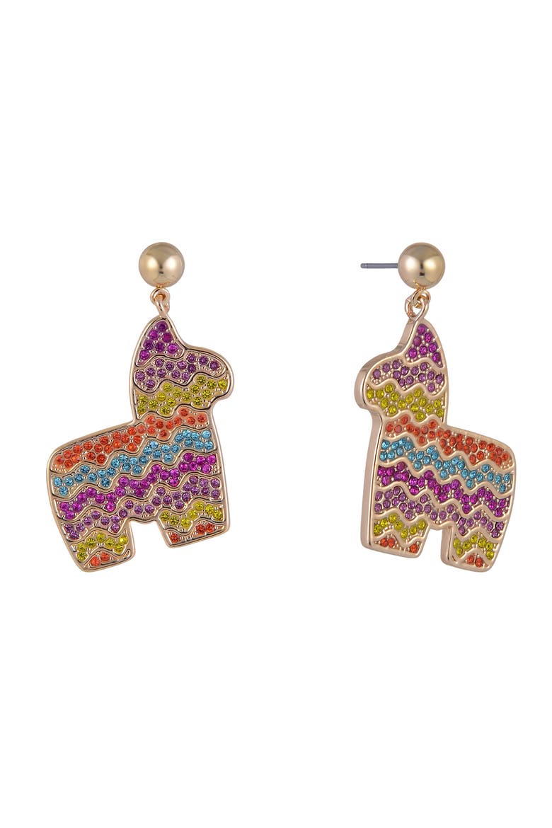 Stone Pinata Earrings, Main, color, Multicolored