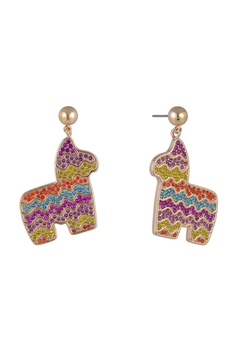Hallmark Stone Pinata Earrings, Main, color, Multicolored