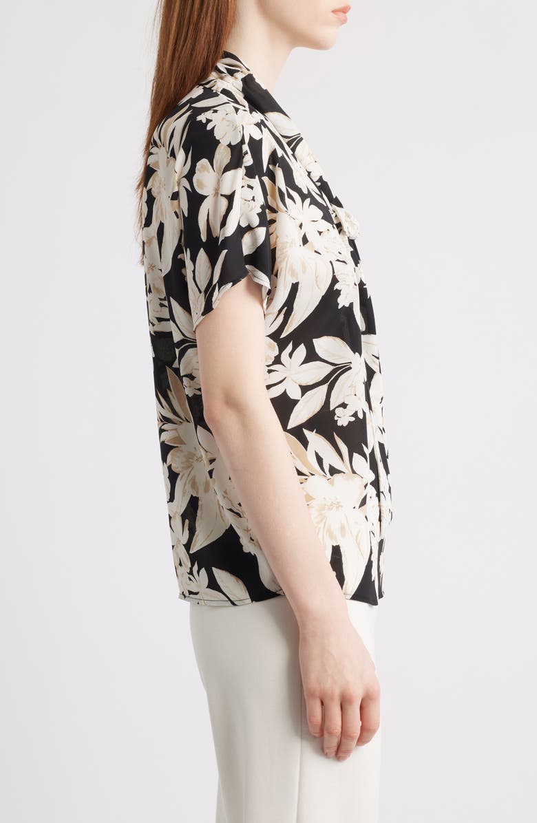 Anne Klein Pussybow Dolman Sleeve Top, Alternate, color, 