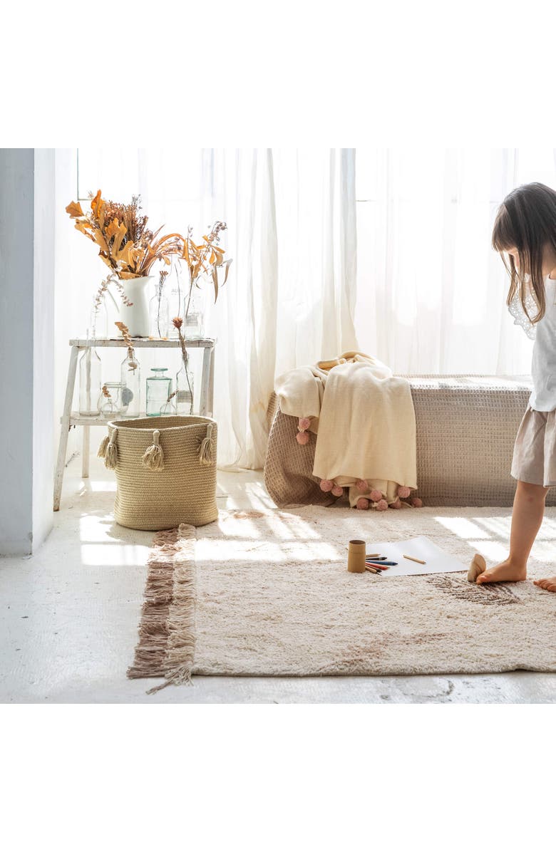 Lorena Canals Washable Rug Pine Forest, Alternate, color, Natural, Brown, Olive, Grey