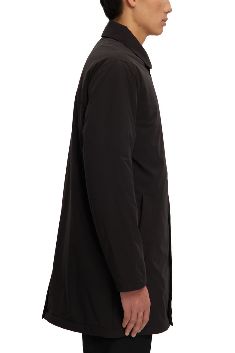 Ryo Water Resistant Coat, Alternate, color, BLACK