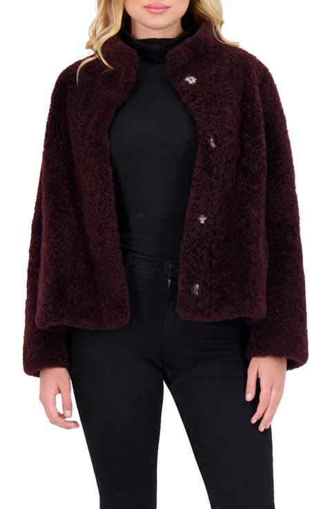 Sheared Genuine Shearling Jacket
