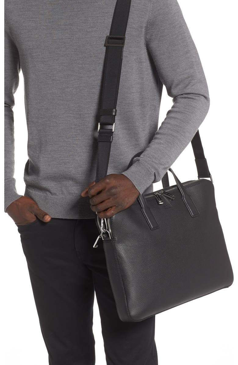 BOSS Crosstown Leather Document Case, Alternate, color,