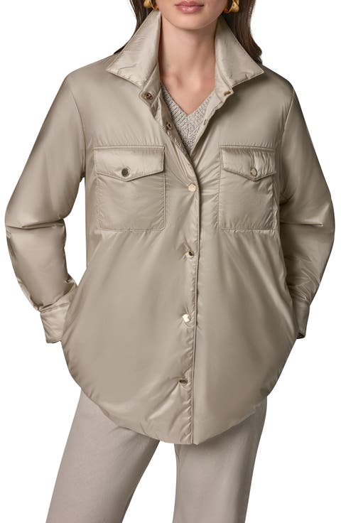 Snap Front Shirt Jacket