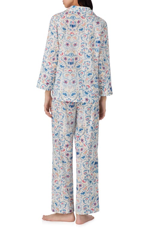 Ralph Lauren Lauren Monogram Pajamas In Multi