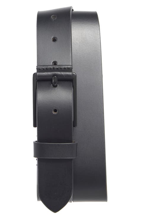 Oil Tanned Leather Wrapped Buckle Belt