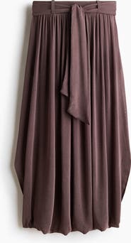 H&M Draped Tie-belt Trousers